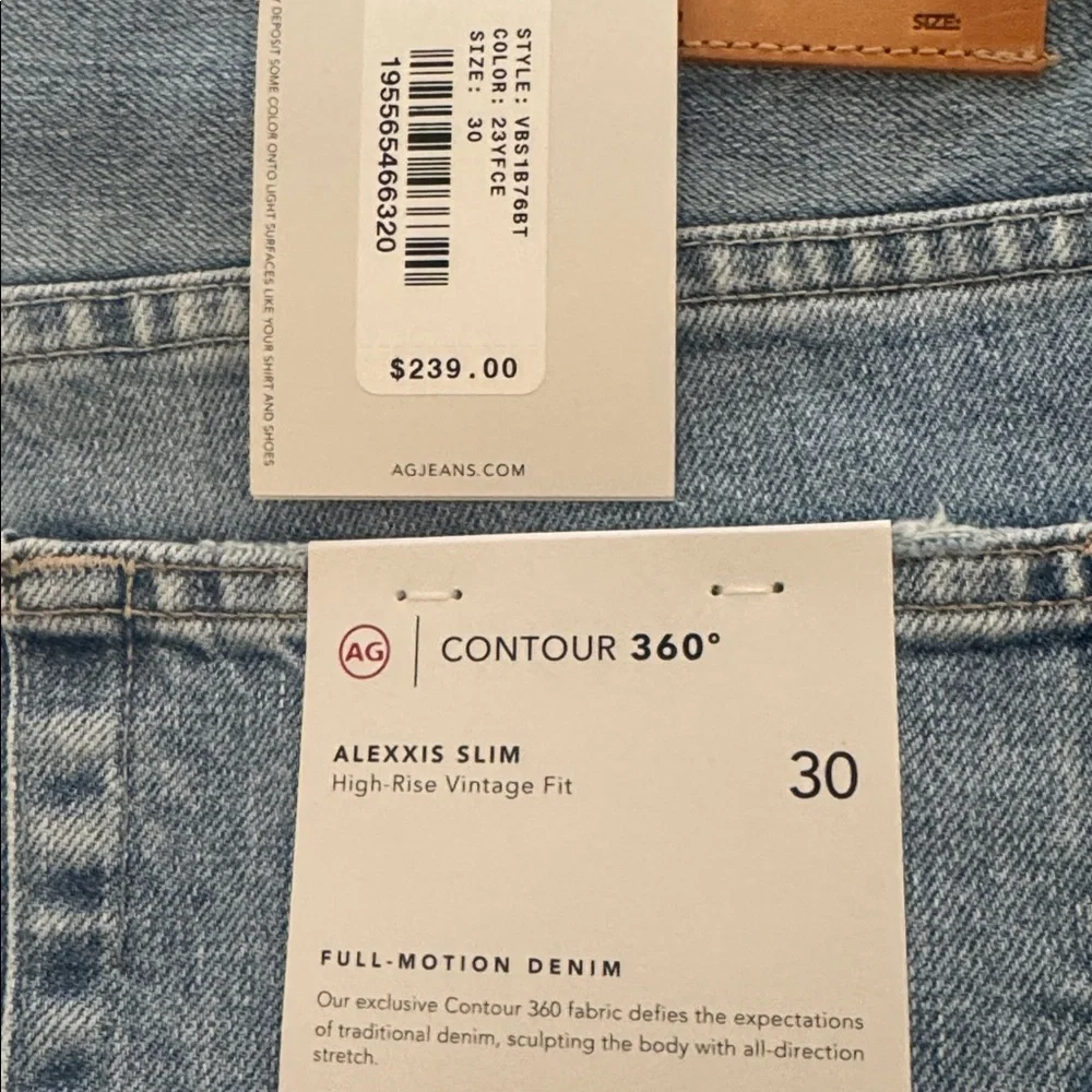 🎉HP🎉AG Hi-Rise Straight Leg Jeans. Ladies 30 - Picture 8 of 16